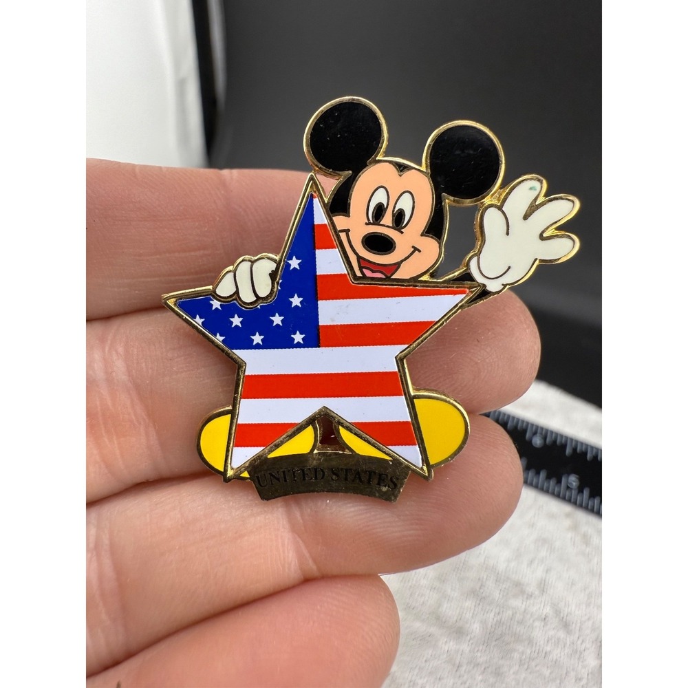 Vintage Mickey Mouse Pin Brooch Lot Stamp Main Street‎ - Picture 4 of 11